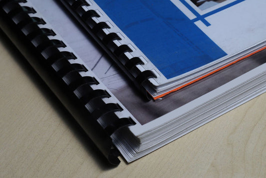 Books - wire-o, spiral, saddle stich or Perfect bind